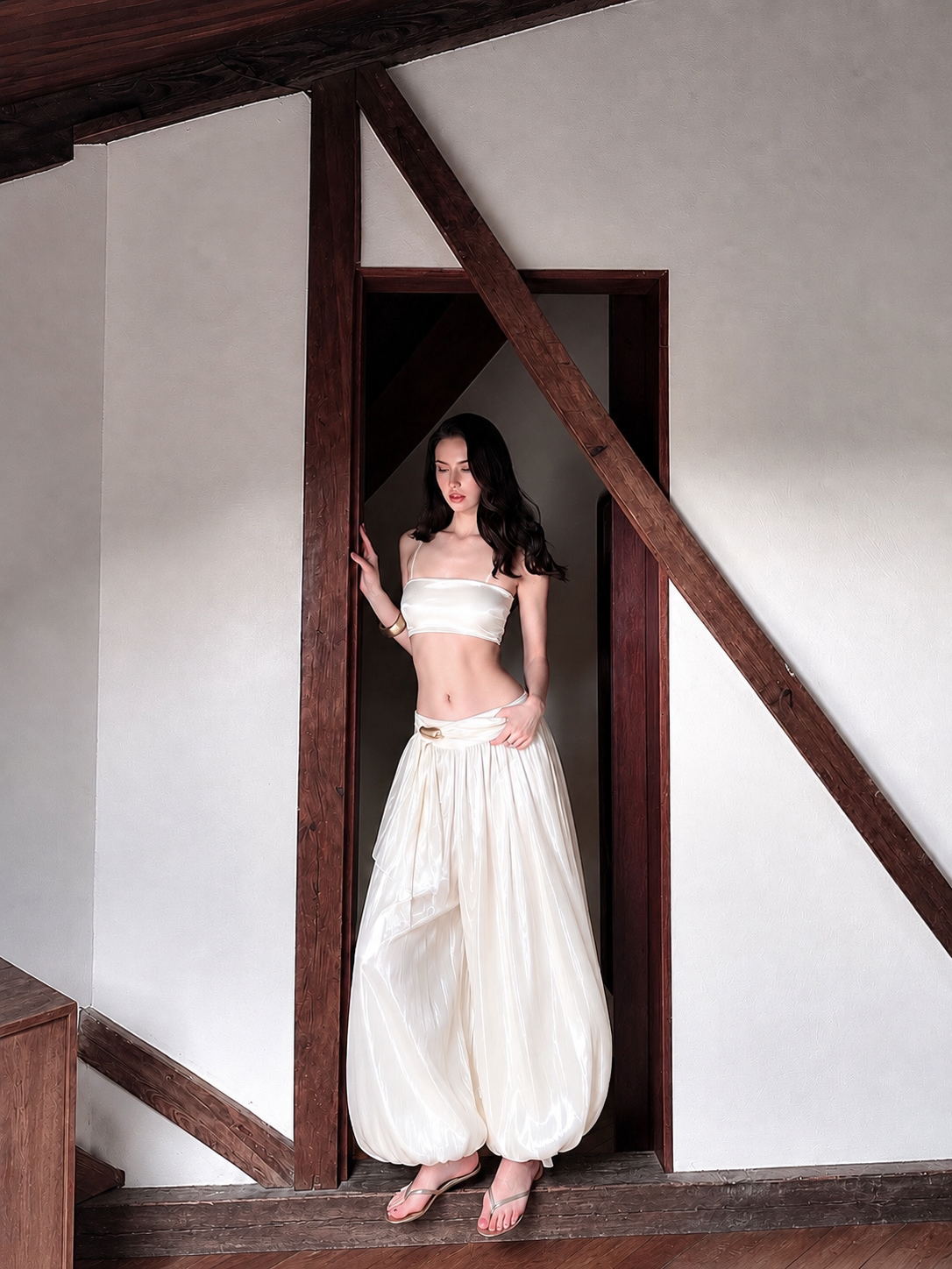 Satin Alibaba Pants